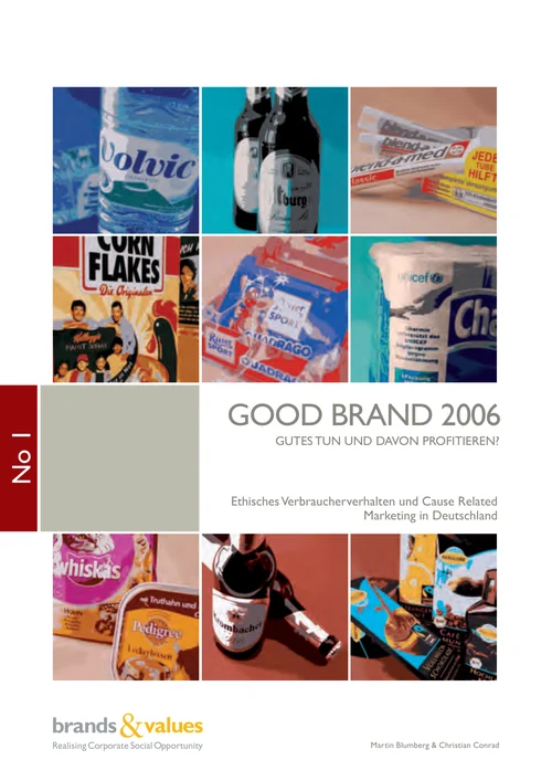Titelseite der Studie „GOOD BRAND 2006“